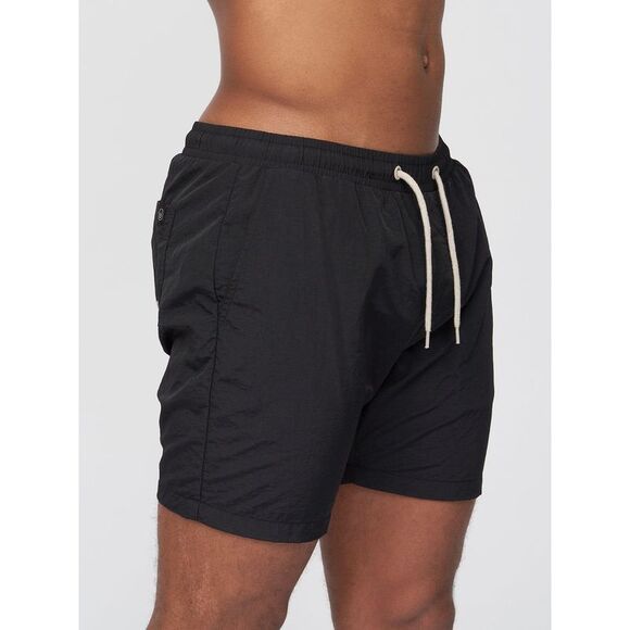 Duck and Cover Mens Gathport Swim Shorts / Black - Picture 1 of 1